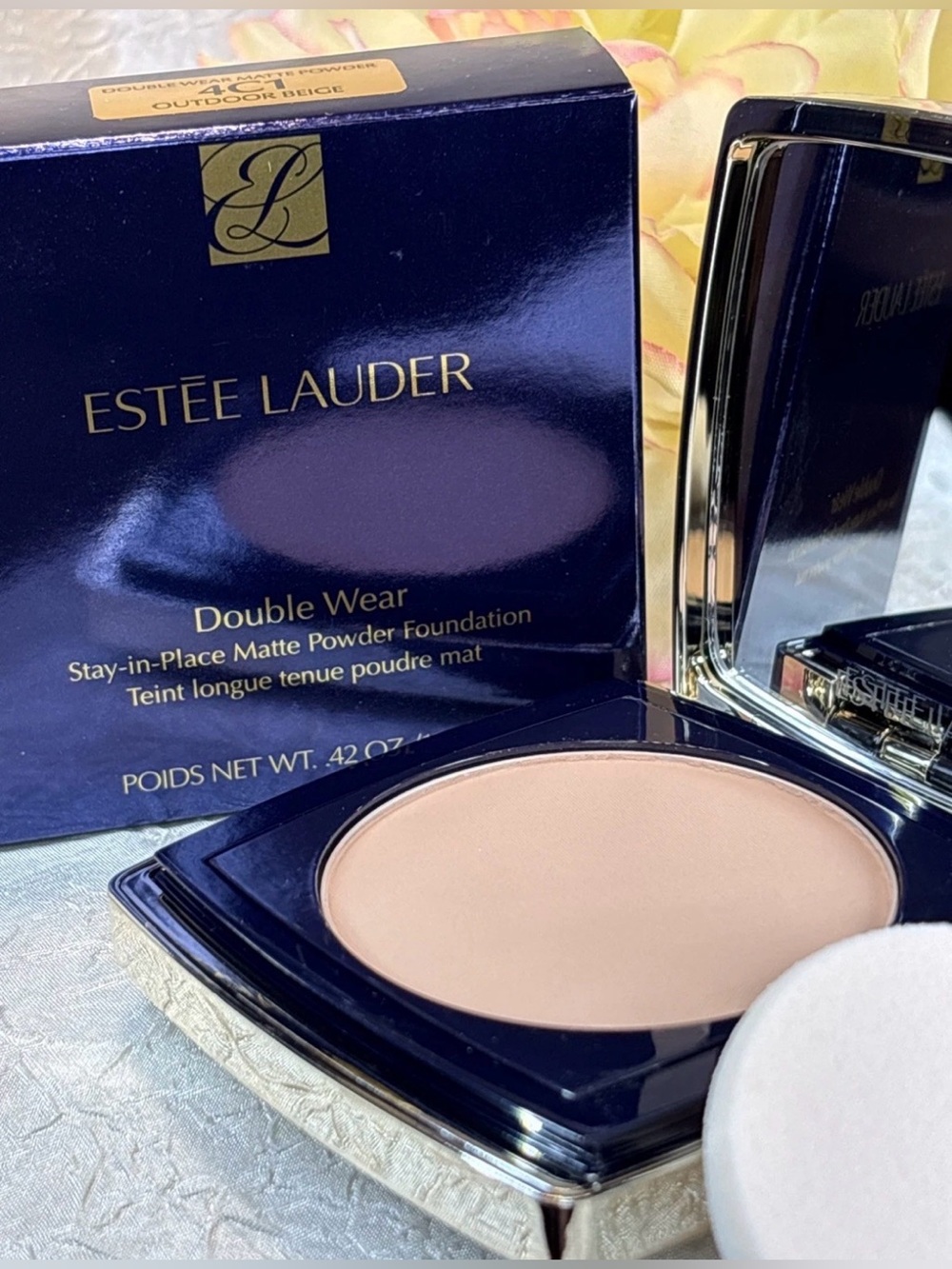 Estee Lauder Double Wear Stay In Place Matte Powder Foundation 4C1 OUTDOOR BEIGE